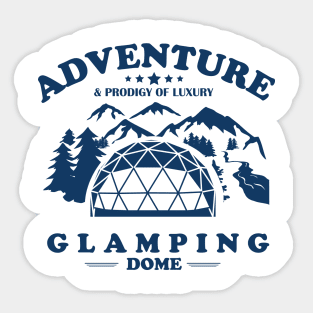 Glamping Dome Adventure and Prodigy Luxury Sticker